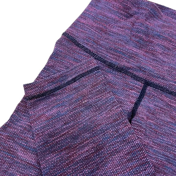 Lululemon Purple Heather Wunder Under Crop II Leggings 4 - Picture 3 of 6